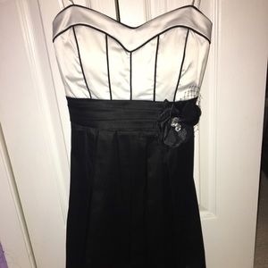 Black and white dress